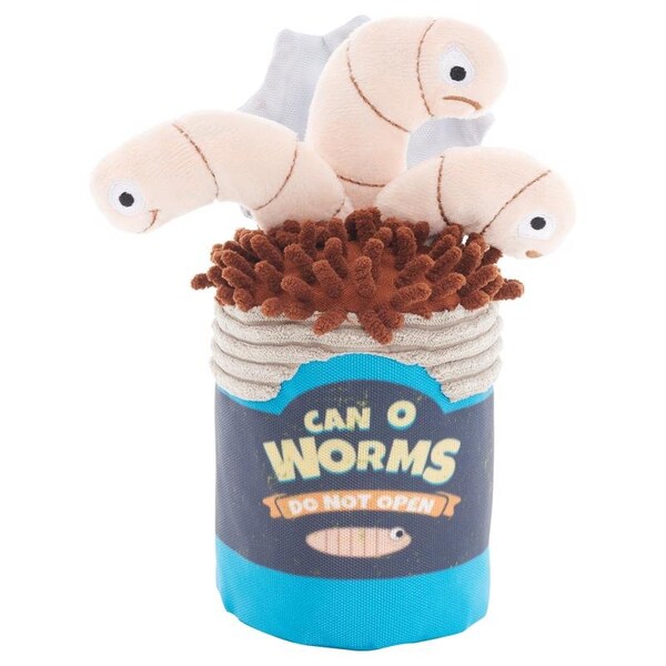 Bark Bark Multicolored Plush Live Bait Bites Dog Toy 1 pk - 207733
