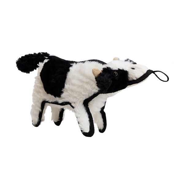 Steel Dog Steel Dog Ruffian Cow with Tennis Ball - 54415-CW