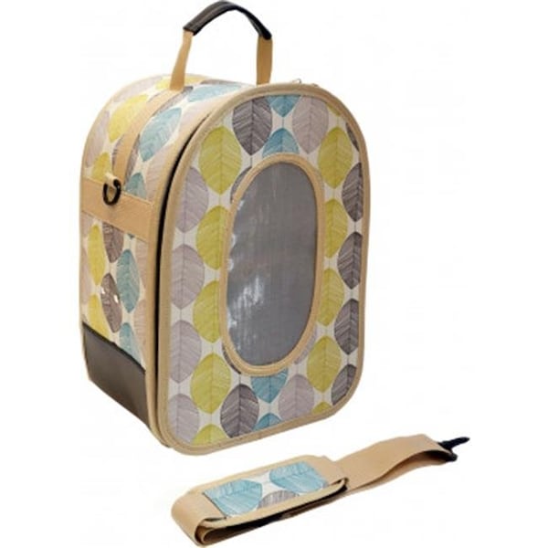 A & E Cage A & E Cage HB1506S Soft Sided Travel Carrier for Birds; Tan Leaf - Small - HB1506S