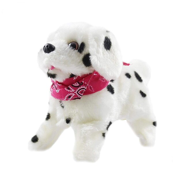 Snag-It Black & White Cute Somersault Little Puppy - Barks, Sits Walk & Flips - SN3323599