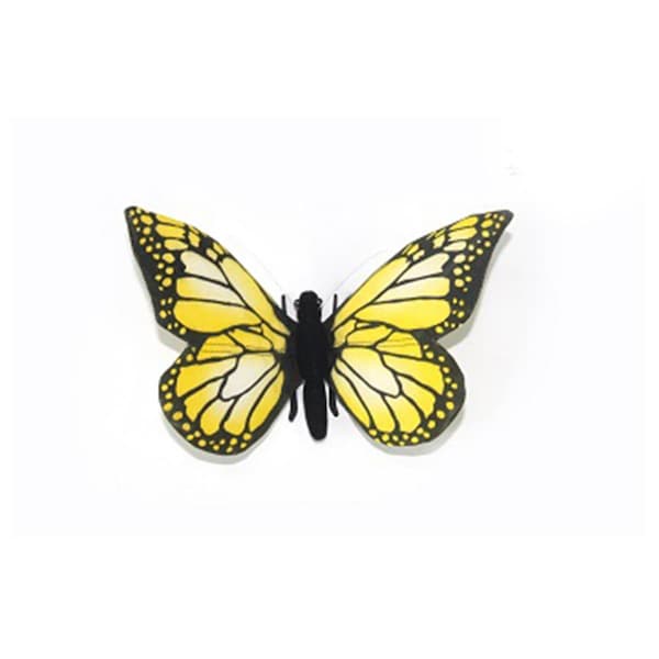 Hansa 5.5 in. Yellow Butterfly Plush Toys - 7101