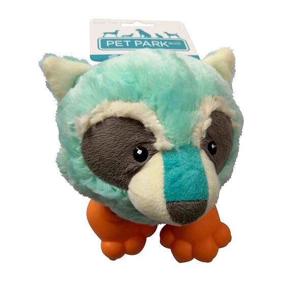 Pet Park Blvd Dog Toy, Footies Toy, Raccoon - US2263 13