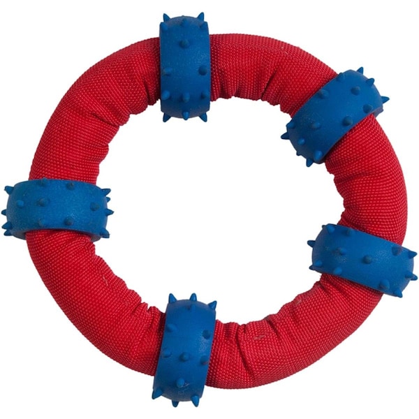 Petpath Gladiator Tuff Nylon Tug with Spike Rings Toy for Dogs - PE2640035