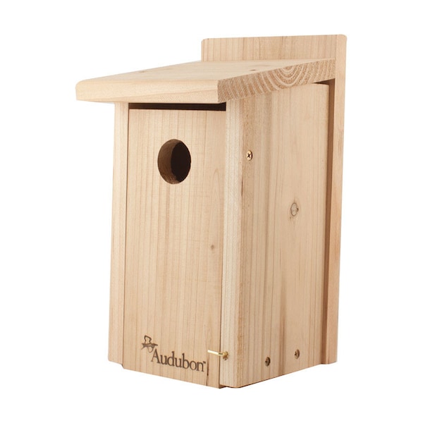 Audubon Audubon 12 in. H X 6.4 in. W X 6.4 in. L Red Cedar Bird House - NABB4N