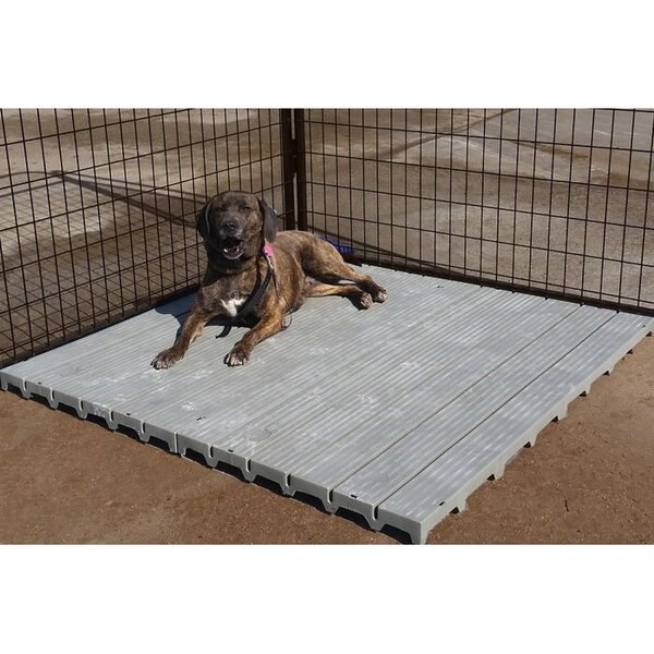 K9 Kennel Store 4ft X 10ft Raised Kennel Flooring - 4X10RAISEFLR
