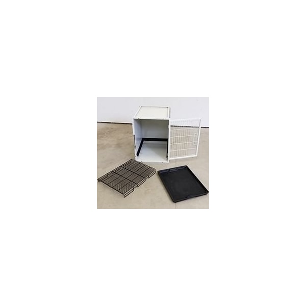 K9 Kennel Store 10 or 12 Unit Modular Powder Coated Cage Bank Kit - CBPC10OR12BK