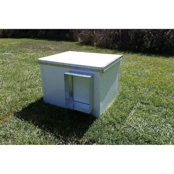 K9 Kennel Store The Cube Aluminum Insulated Dog House 26in Tall - K9-CDH