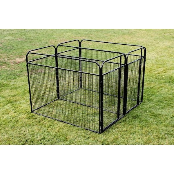 K9 Kennel Store 4ft X 6ft Multiple Standard Full Stall Dog Kennels x2 - MWW4X6FSX2