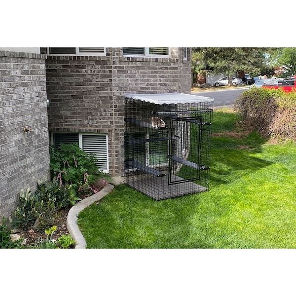 K9 Kennel Store 48in X 48in X 72in Outdoor Catio Enclosure - 48X48X72-OCE
