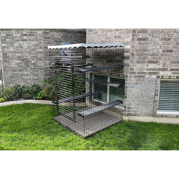 K9 Kennel Store 48in X 48in X 72in Outdoor Catio Enclosure - 48X48X72-OCE