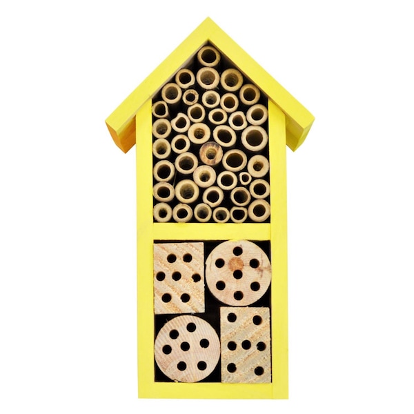 Natures Way Nature's Way Better Gardens 9 in. H X 3.5 in. W X 5 in. L Wood Insect House - PWH2-AST