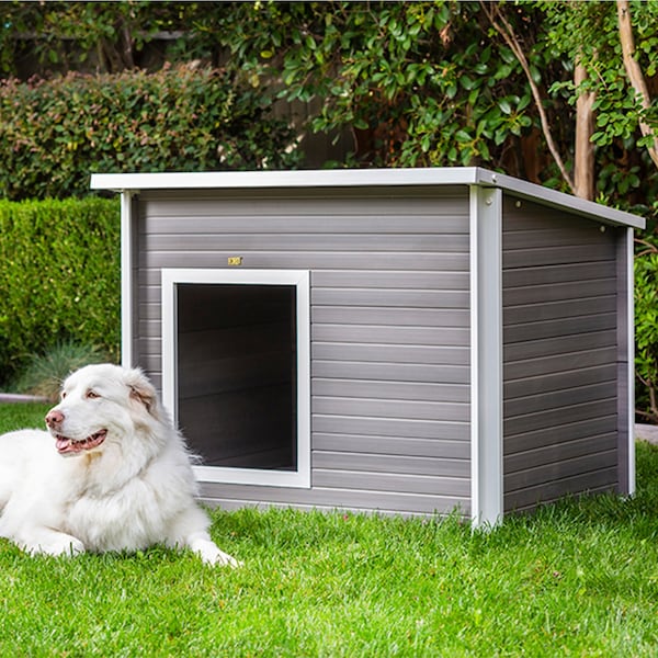 New Age Pet Rustic Lodge Dog House   Jumbo - ECOH205JMB