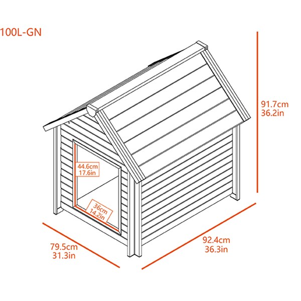New Age Pet Bunkhouse Dog House   Large - ECOH105L