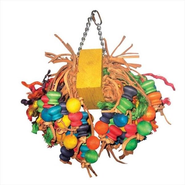 A&E Cage A&E Cage HB143 Medium Cluster With Hanging Wood Balls - HB143