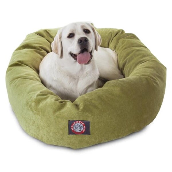 River Soap Co MajesticPet  40 in. Villa Donut Pet Bed, Apple - 788995526582