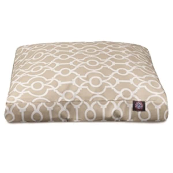 Majestic Pet Athens Sand Medium Rectangle Dog Bed - 78899550104