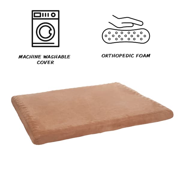 Pet Adobe Pet Adobe 3 inch Foam Pet Bed-27x36 inches-Clay - 686030WXQ
