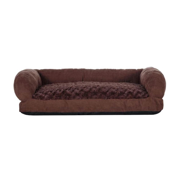 New Age Pet Buddys Dog Bed Cushion, Brown - Small - CSH303S