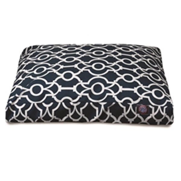 Majestic Pet Athens Navy Large Rectangle Dog Bed - 78899550302