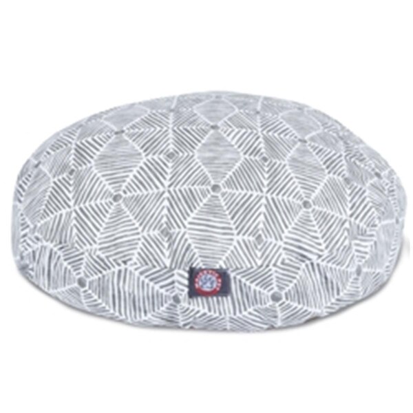 Majestic Pet Charlie Gray Medium Round Dog Bed - 78899550869