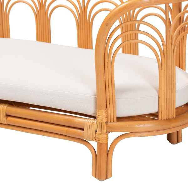 Bali & Pari Nariko Bohemian Light Honey Rattan Pet Bed - 244-13639-ZORO