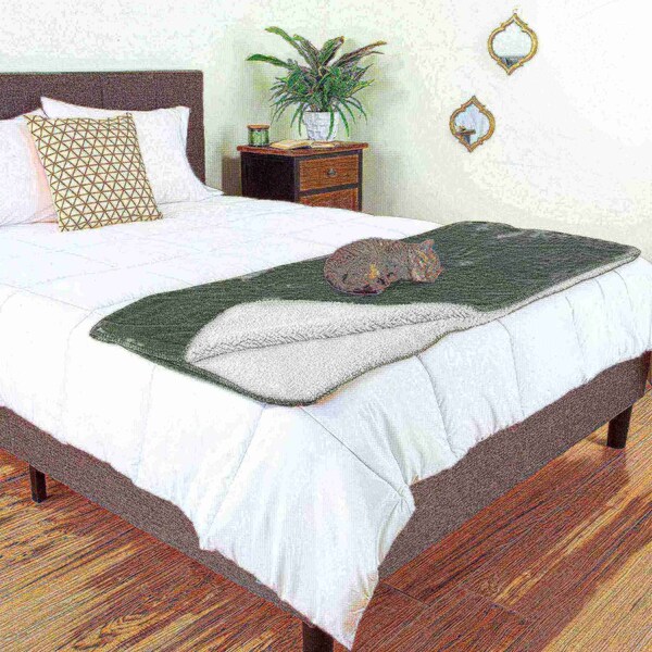Pet Adobe Waterproof Pet Blanket - Washable Couch, Bed and Furniture Protector- 60 x 50-Inch (Gray) - 848534VIQ