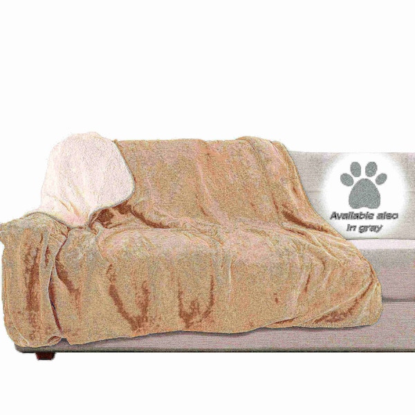 Pet Adobe Waterproof 60x70in Pet Throw Blanket, Tan - 870246UXL