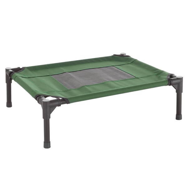 Pet Adobe Elevated Portable Pet Bed Cot-Style 24.5 inx18.5 inx7 in for Dogs and Small Pets, Indoor/Outdoor - 665155LJT