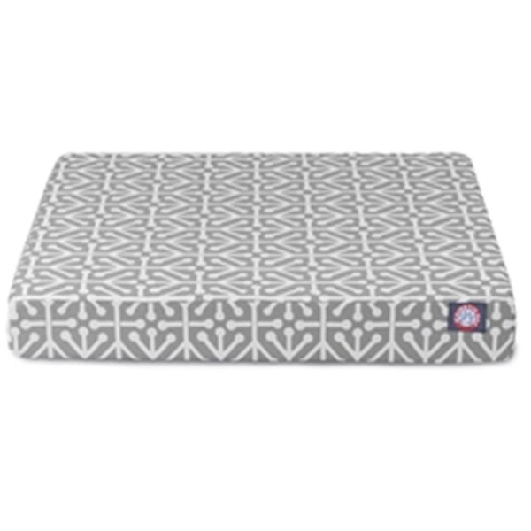 Majestic Pet Gray Aruba Large Orthopedic Memory Foam Rectangle Dog Bed - 78899551643