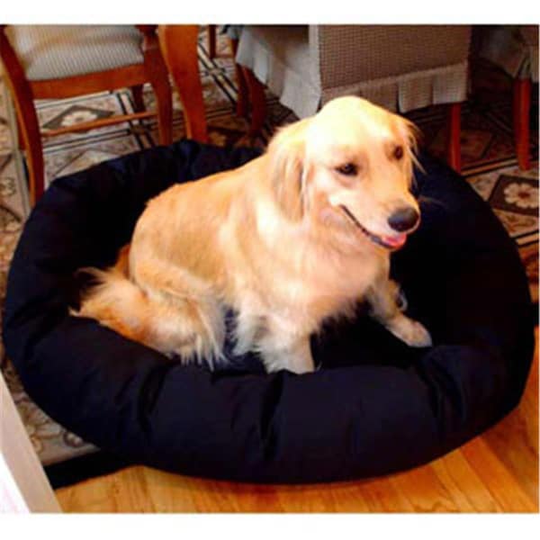 Majestic Pet 52 in. Extra Large Bagel Bed- Black - 788995611509