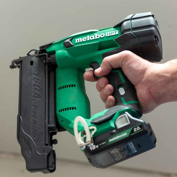 Metabo Hpt 18V MV Cordless Brushless 18-Gauge Compact Cordless Brad Nailer 1 x 2.0Ah - NT1850DFTM