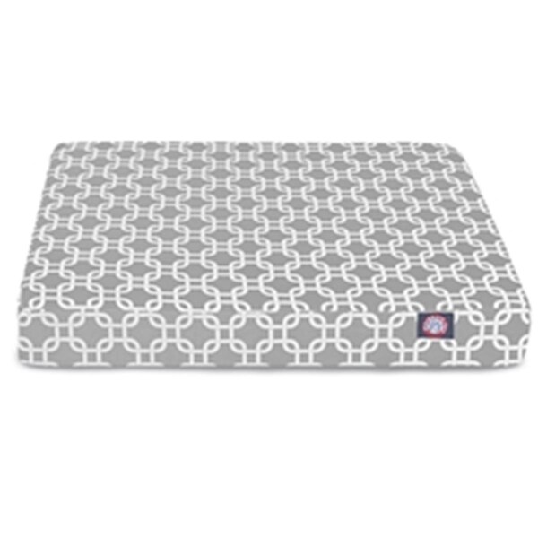 Majestic Pet Gray Links Small Orthopedic Memory Foam Rectangle Dog Bed - 78899551235