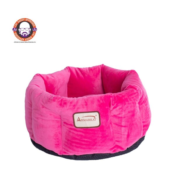 Aeromark Armarkat Pet Bed Cat Bed 15 x 15 x 7 - Pink - AE23246