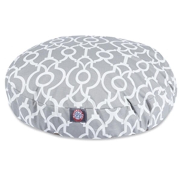 Majestic Pet Athens Gray Large Round Dog Bed - 78899551100