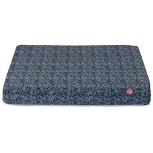 Majestic Pet Navy Navajo Small Orthopedic Memory Foam Rectangle Dog Bed - 78899551251