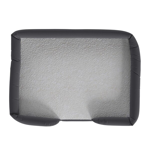 Flash Furniture Gray 44x34 Orthopedic Memory Foam Bolster Dog Bed - AJ-ORTHO-00190-GY-GG