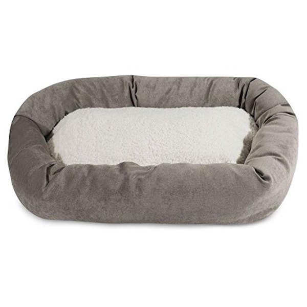 River Soap Co MajesticPet  40 in. Villa Sherpa Donut Pet Bed, Vintage - 788995544531