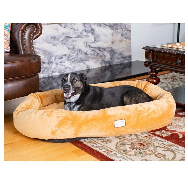 Aeromark Armarkat Pet Bed 43 x 30 x 6 - Brown - D02CZS-L