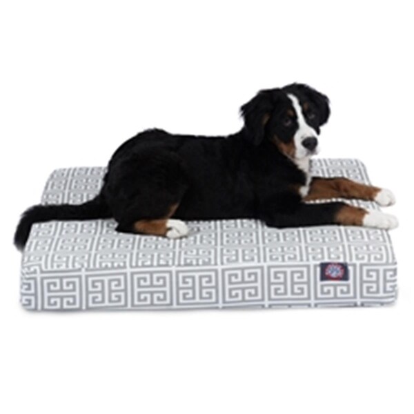 Majestic Pet Gray Towers Medium Orthopedic Memory Foam Rectangle Dog Bed - 78899551440