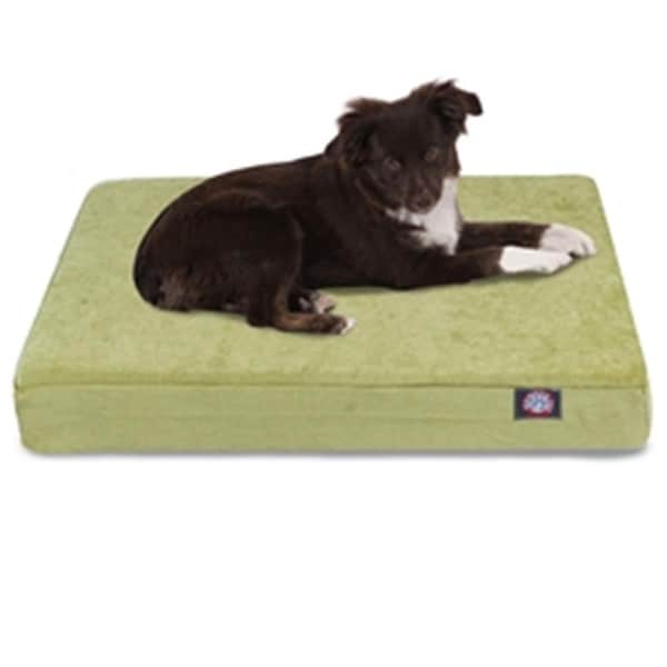 Majestic Pet Apple Villa Small Orthopedic Memory Foam Rectangle Dog Bed - 78899551270