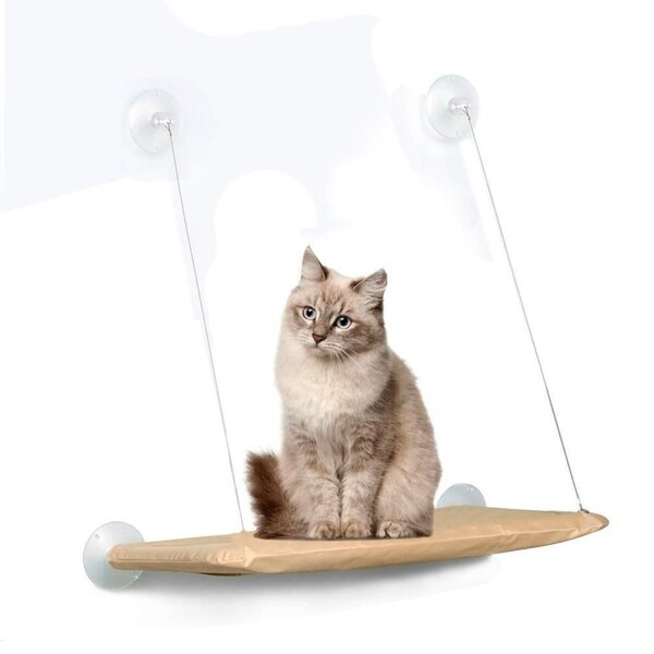 K9 Kennel Store Window Hammock with Durable Heavy Duty Suction Cups Cat Bed - XUYI-CB-001