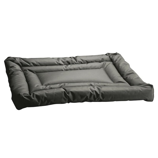 Slumber Pet Dog Bed, 42 in L, 11 in W, Nylon Cover, Gray - ZA210 42 11