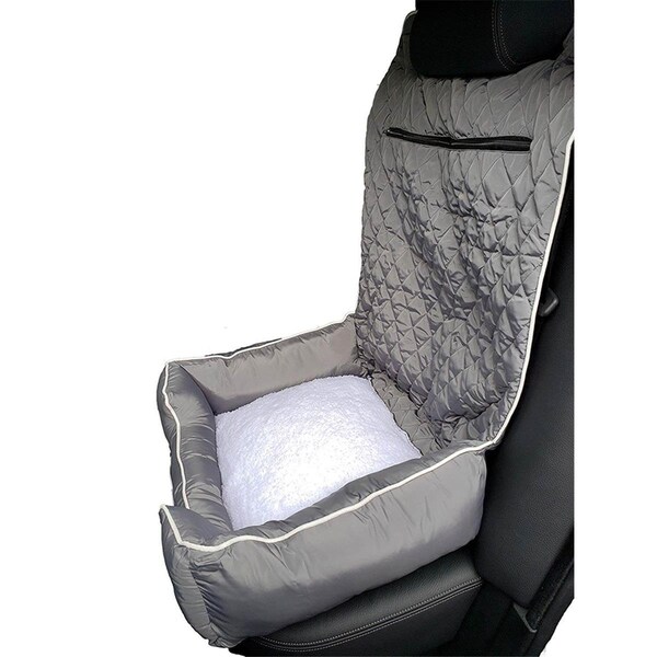 Seat Armour Car 2 Go Pet Bed, Gray - PETBED2G100G