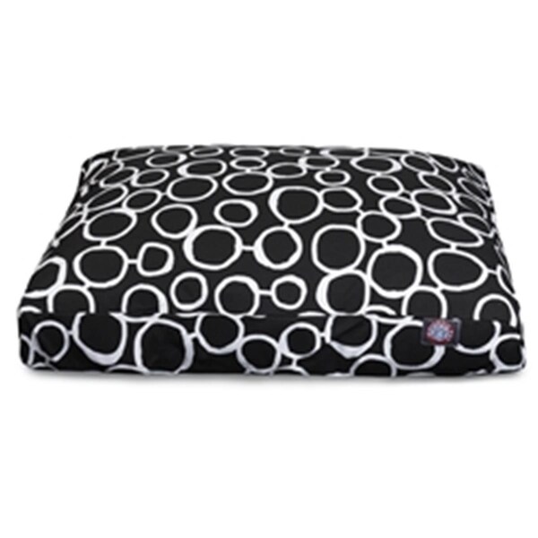Majestic Pet Fusion Black Large Rectangle Dog Bed - 78899550262