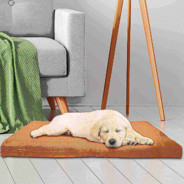Pet Adobe Pet Adobe 3 inch Foam Pet Bed-35x44 inches-Clay - 521715MDG