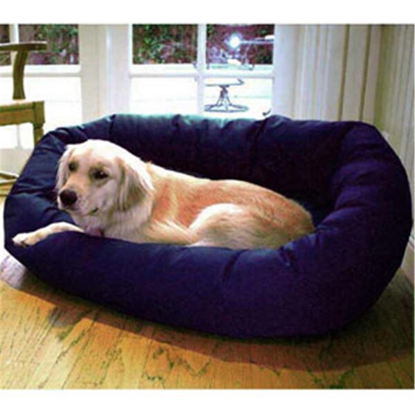 Majestic Pet 52 in. Extra Large Bagel Bed- Blue - 788995611523