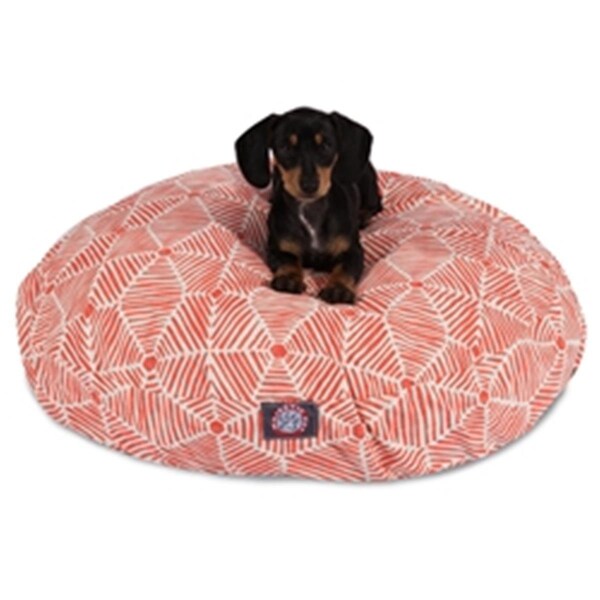 Majestic Pet Charlie Salmon Small Round Dog Bed - 78899550668