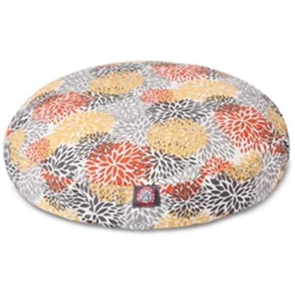 Majestic Pet Citrus Blooms Large Round Dog Bed - 78899551108