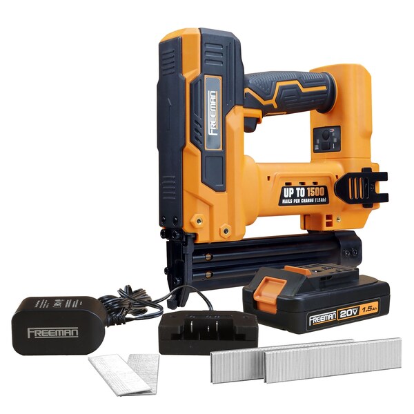 Freeman 20V Cordless 2-In-1 18 Gauge, 1-1/4in, Brad Nailer/Stapler - PE20VBR9032