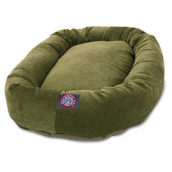 River Soap Co MajesticPet  40 in. Villa Donut Pet Bed, Fern - 788995526506